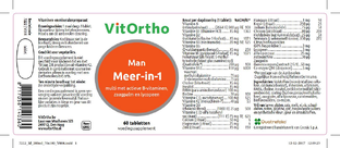 VitOrtho Meer In 1 Man Tabletten 60TB