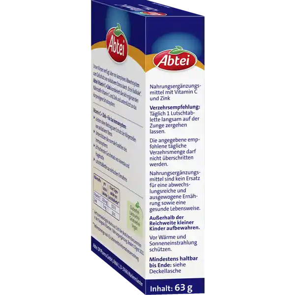 Vitamin C + Zink Lutschtabletten