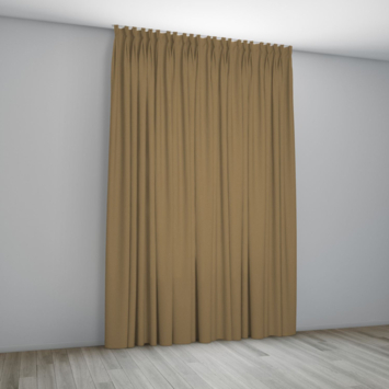 Gordijn Linen mix 2303 mustard