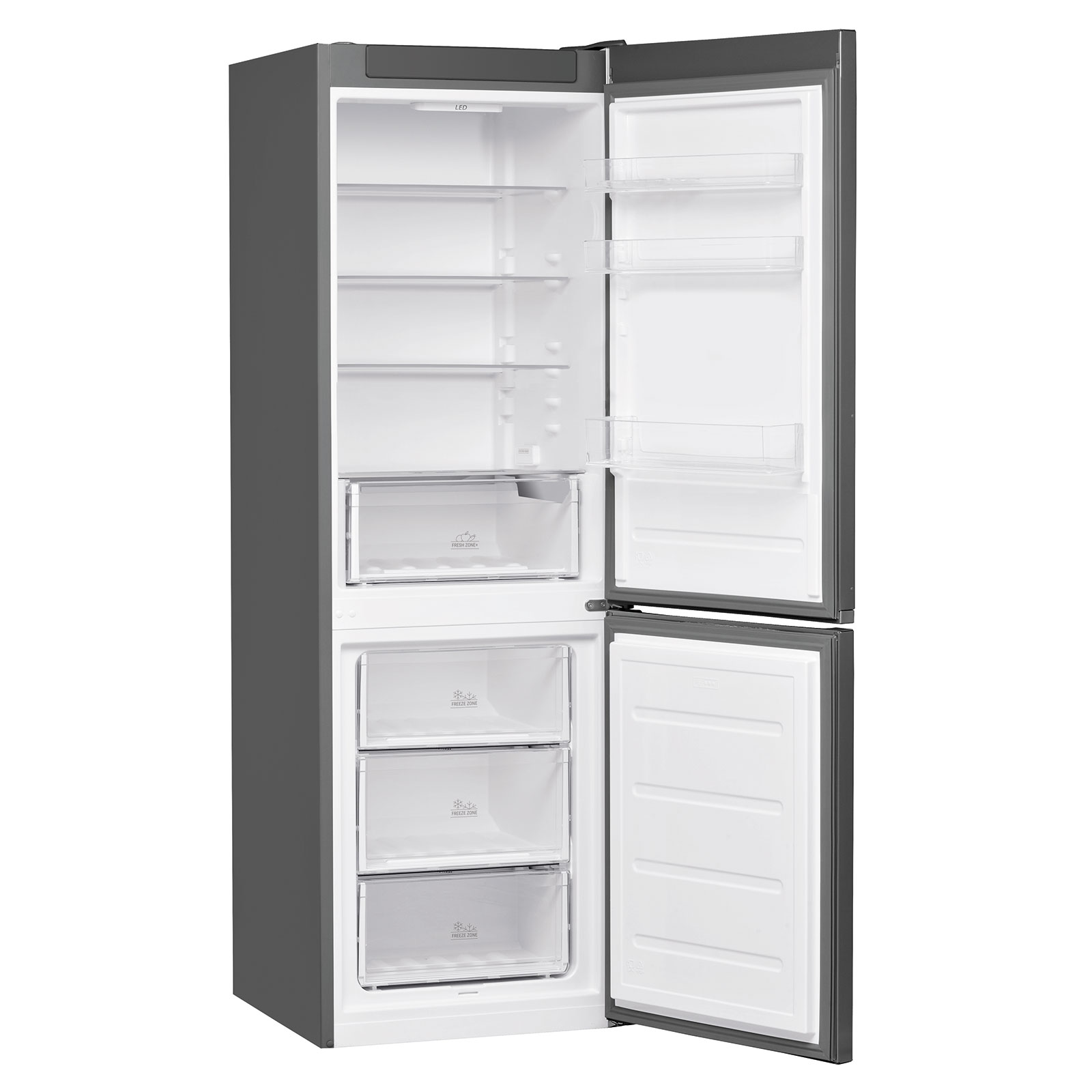 BAUKNECHT Kühl-/Gefrierkombination KG LessFrost 189EIN - silber - E