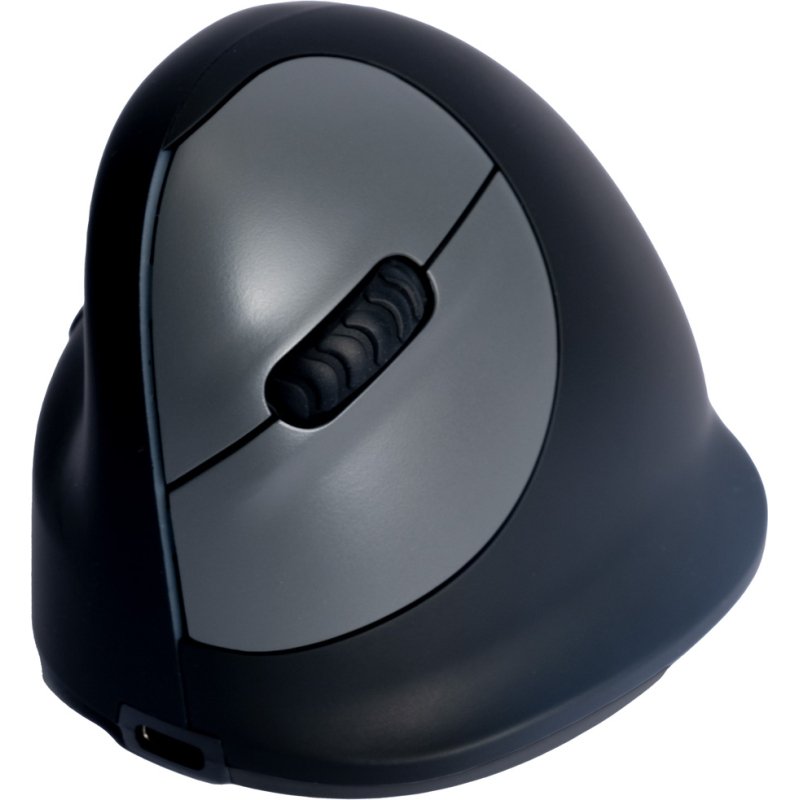 R-Go Tools Souris Ergonomique R-Go HE Break avec logiciel de pause, gaucher, moyen (longueur main 165-185 mm), bluetooth, noir