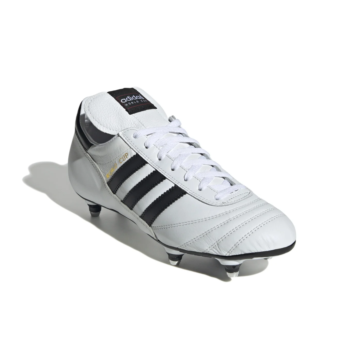 Adidas Mundial World Cup IJzeren-Nop Voetbalschoenen (SG) Wit Zwart Goud