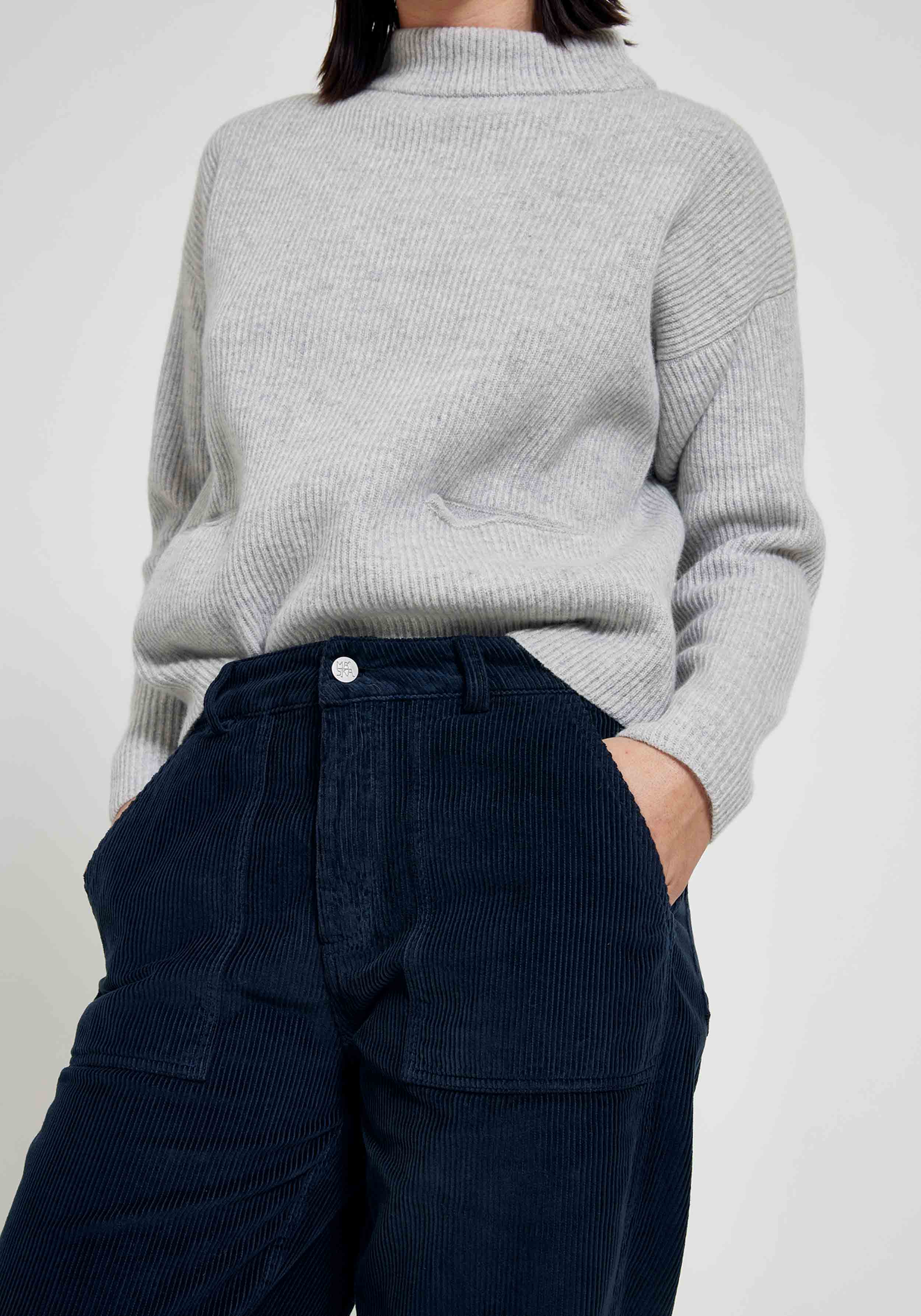 Maska Cord-Hose Ruth Ink Blue