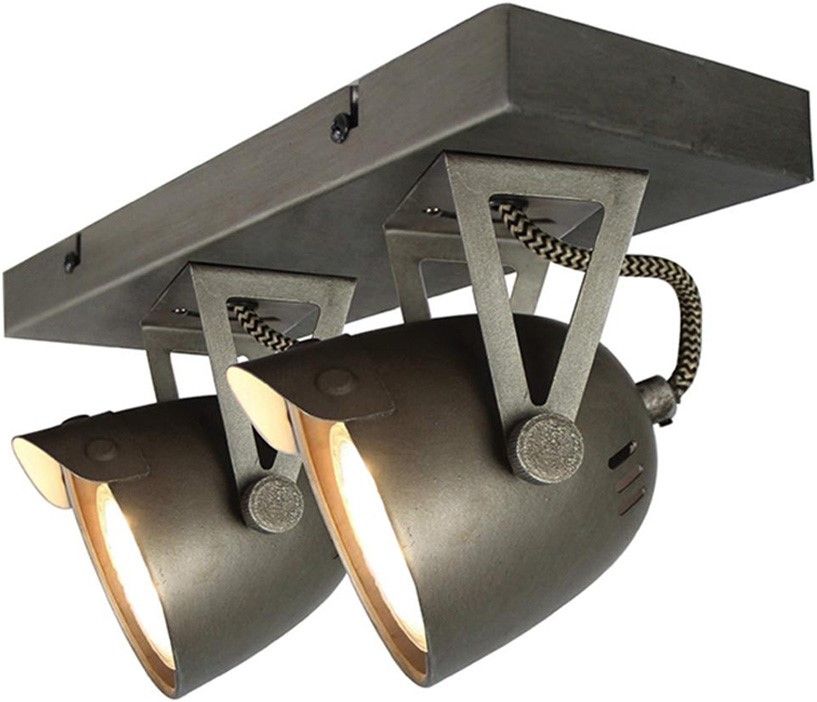 Plafondlamp Burned Steel MT-2173 Cap B32 x D10 cm