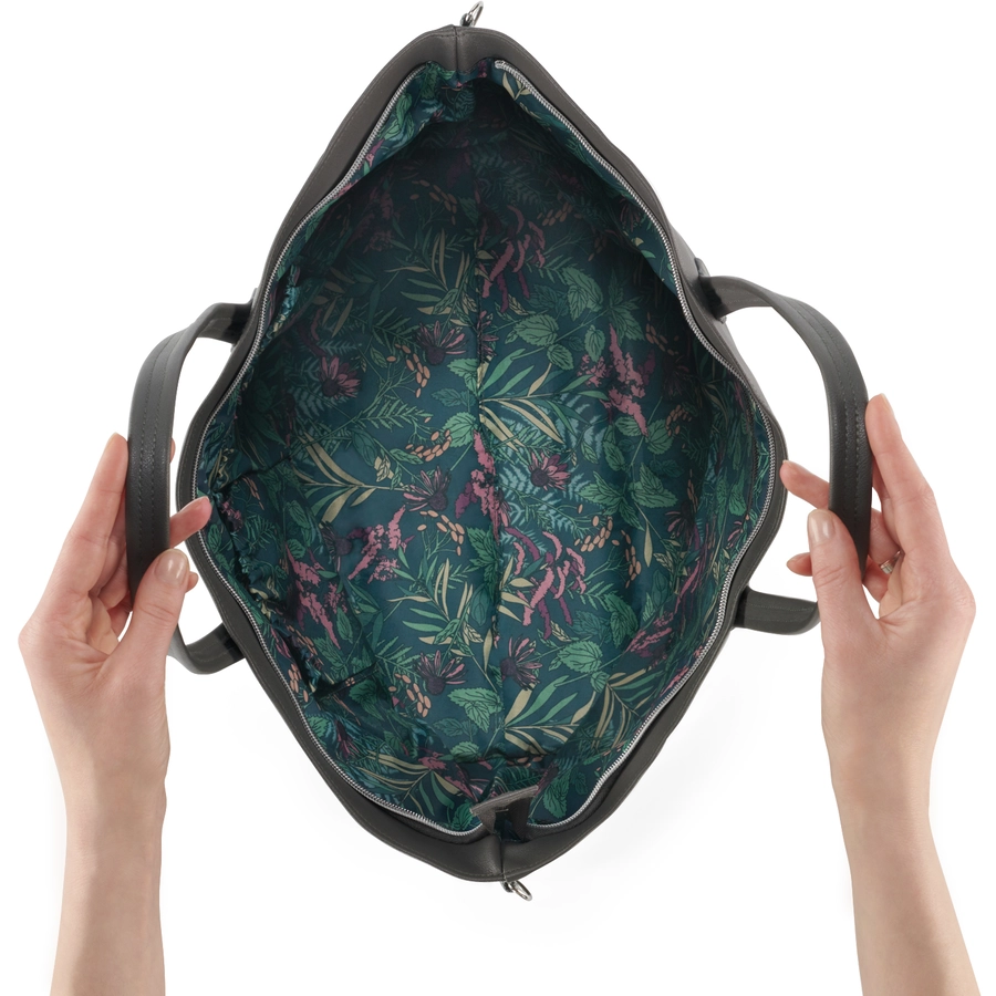 Kinderkraft Kinderwagentasche TREASUREBAG dunkelgraunature vibes