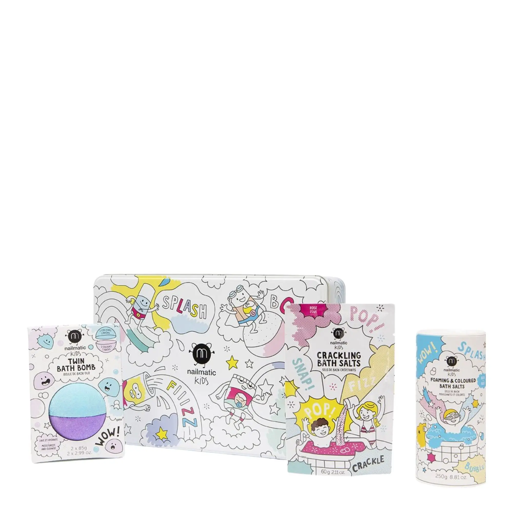 Nailmatic - Coffret Bath Box Bubble Boule & Sels de Bain- Coffret enfant