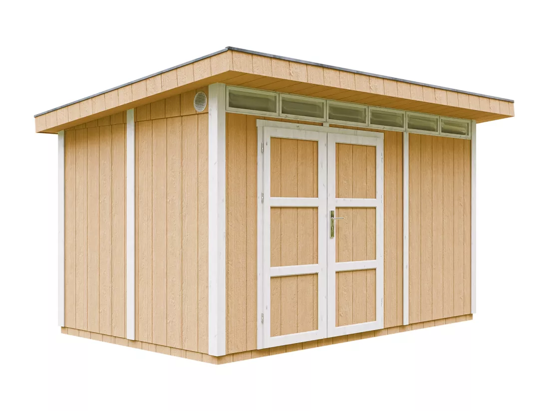 Abri de Jardin Qualité Premium 9m² / L412xL279xH237 cm - Timbela M904A-HARVEST HONEY