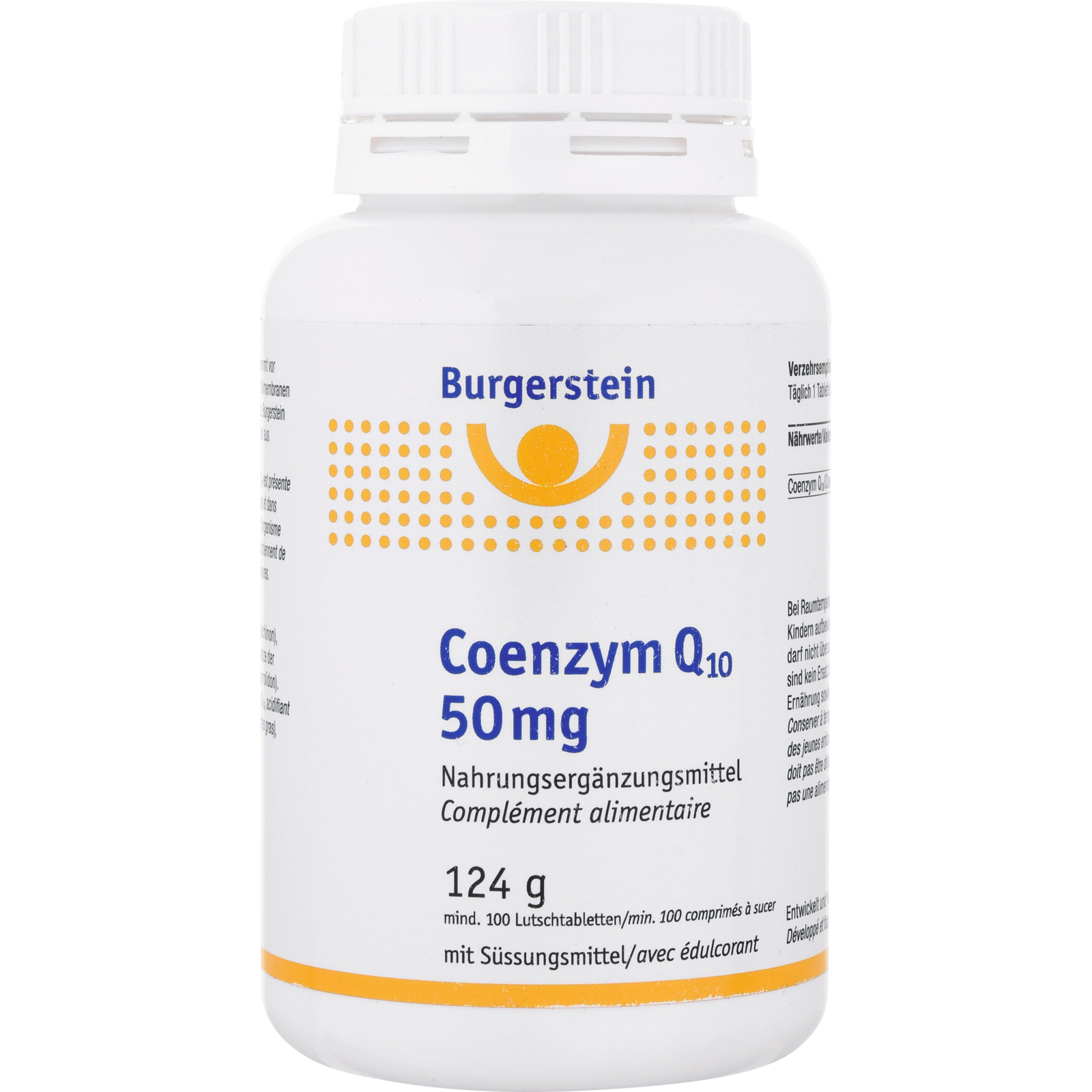 Burgerstein Coenzym Q10 50 mg, 100 Lutschtabletten