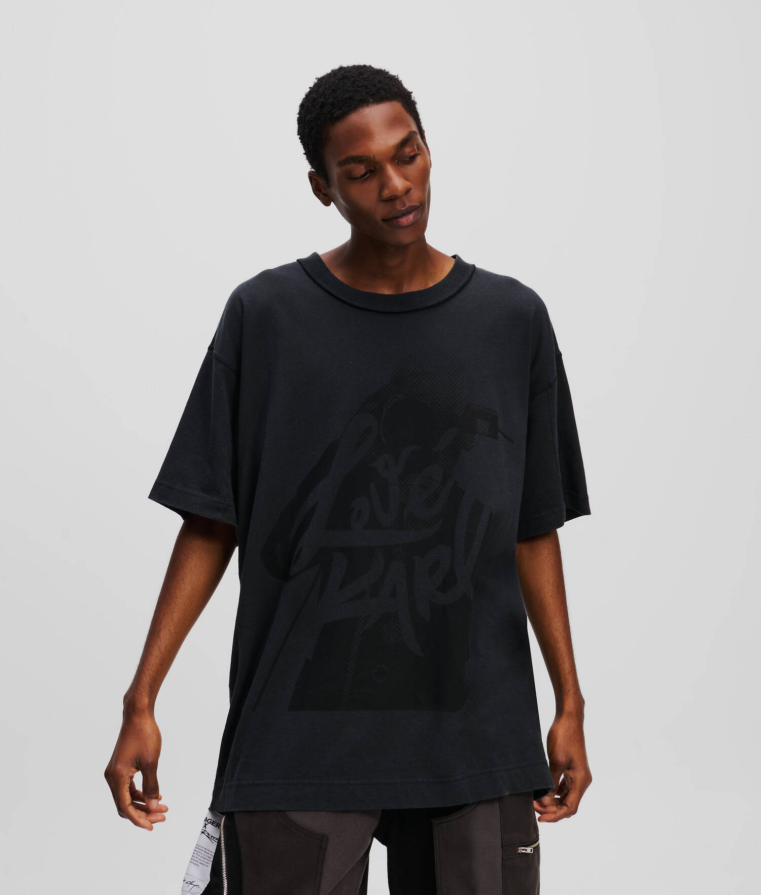 T-SHIRT KLJ X ATELIER RESERVÉ - Noir lavé