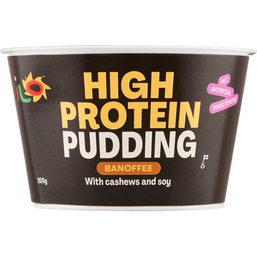 Ilo eiwitrijke pudding banaan-toffee