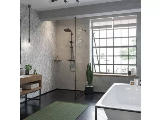 Colonne de douche thermostatique HANSGROHE Croma Select S 280 noir mat