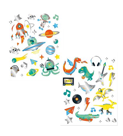 SES Creative Tatoveringer - Dinosaurer og Rumv?sner