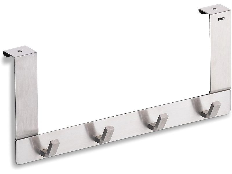 Kela Türgarderobe Colgar 4 Haken, Silber Türhaken