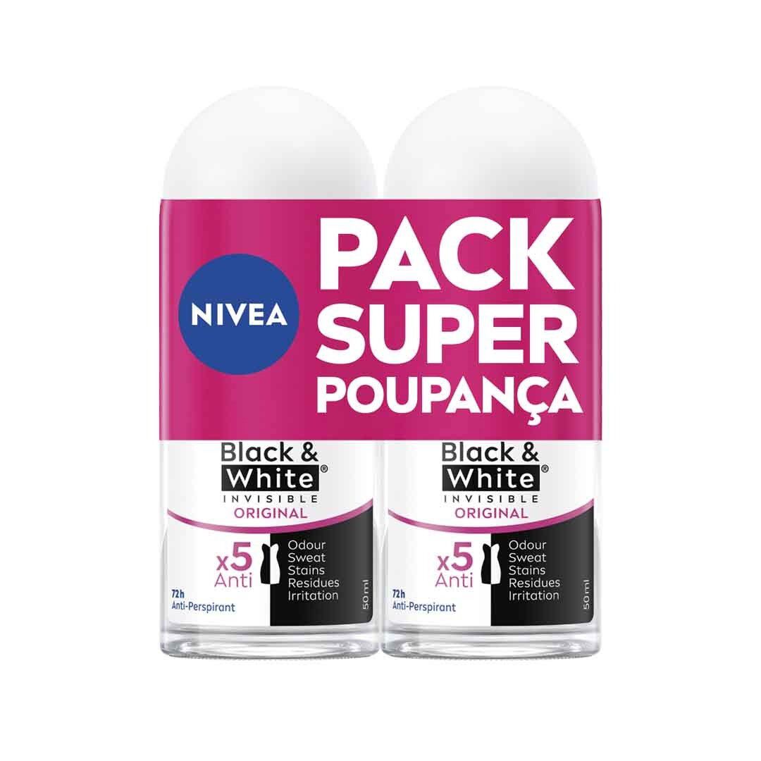 NIVEA  Roll-on Invisible for Black & White Original - 50ml
