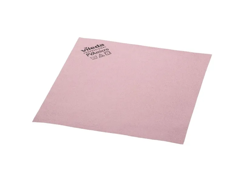 Microfiberklud PVAmicro 38x35 cm rød - (5 stk.)