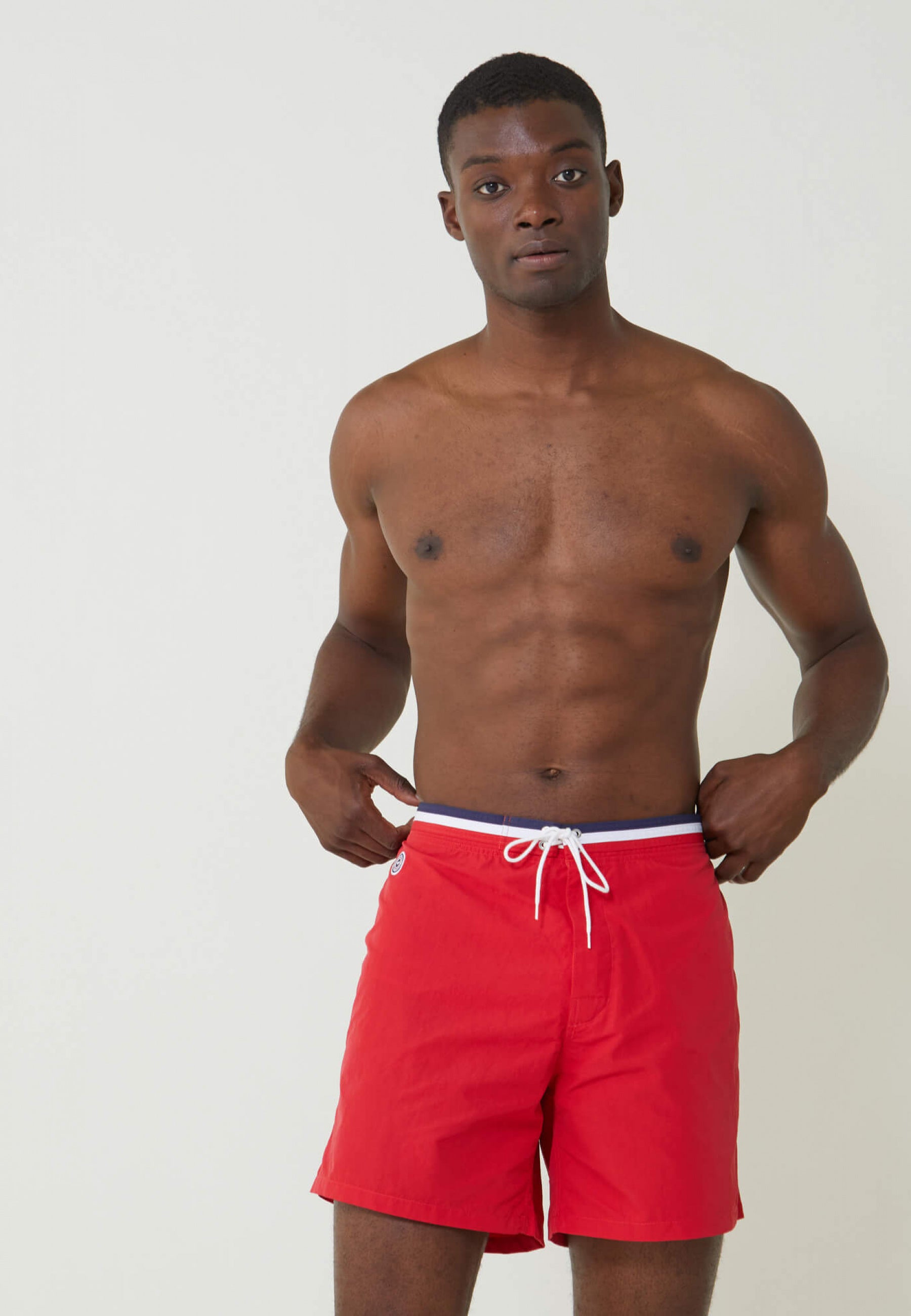 Short de bain court-Capitaine Rouge
