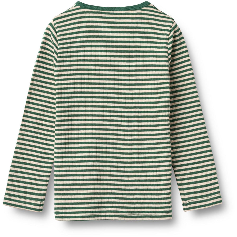 Køb Wheat Green Stripe Bluse Stig