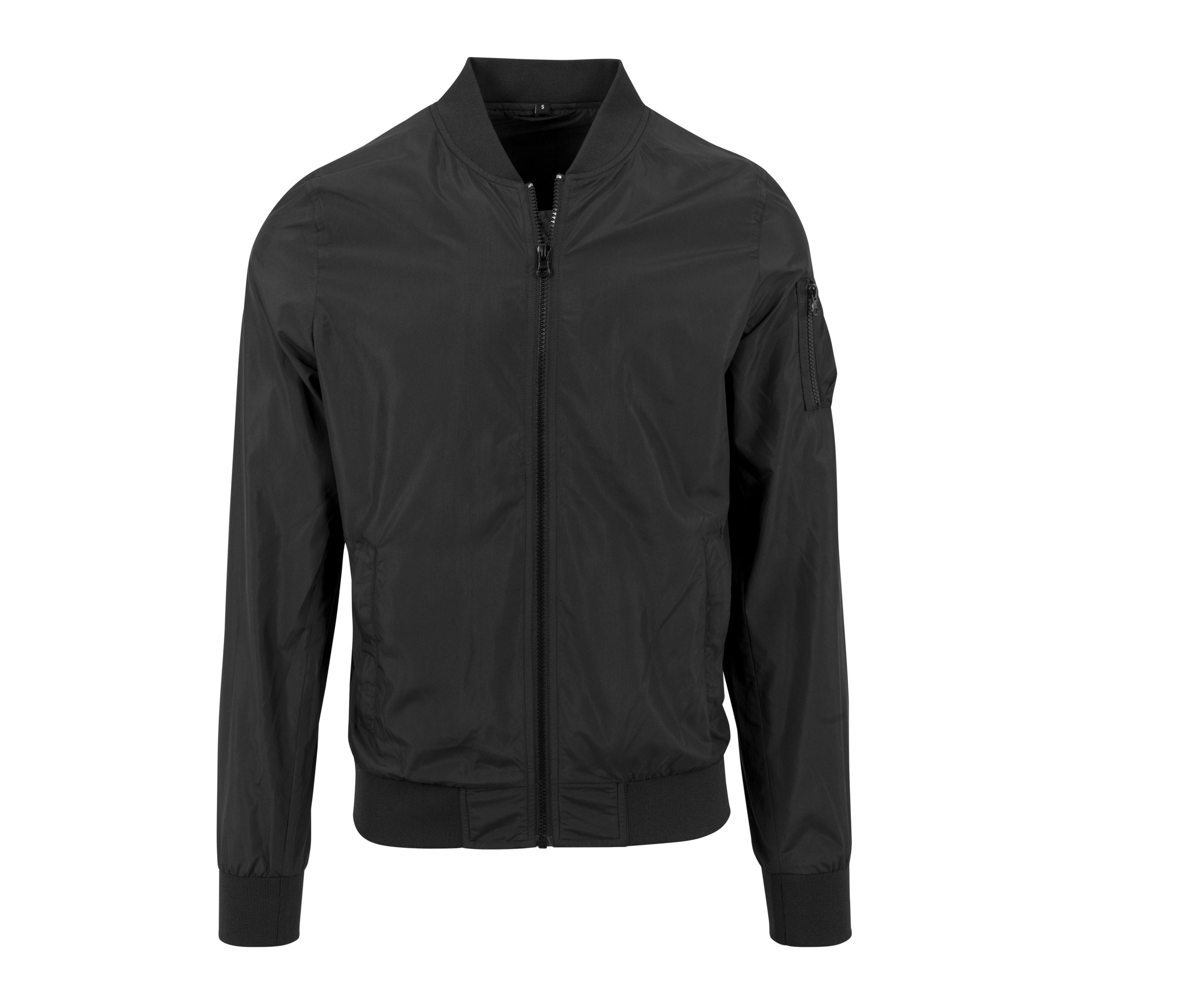 BUILD YOUR BRAND BY045 - Veste Bomber Homme Élégance et Simplicité