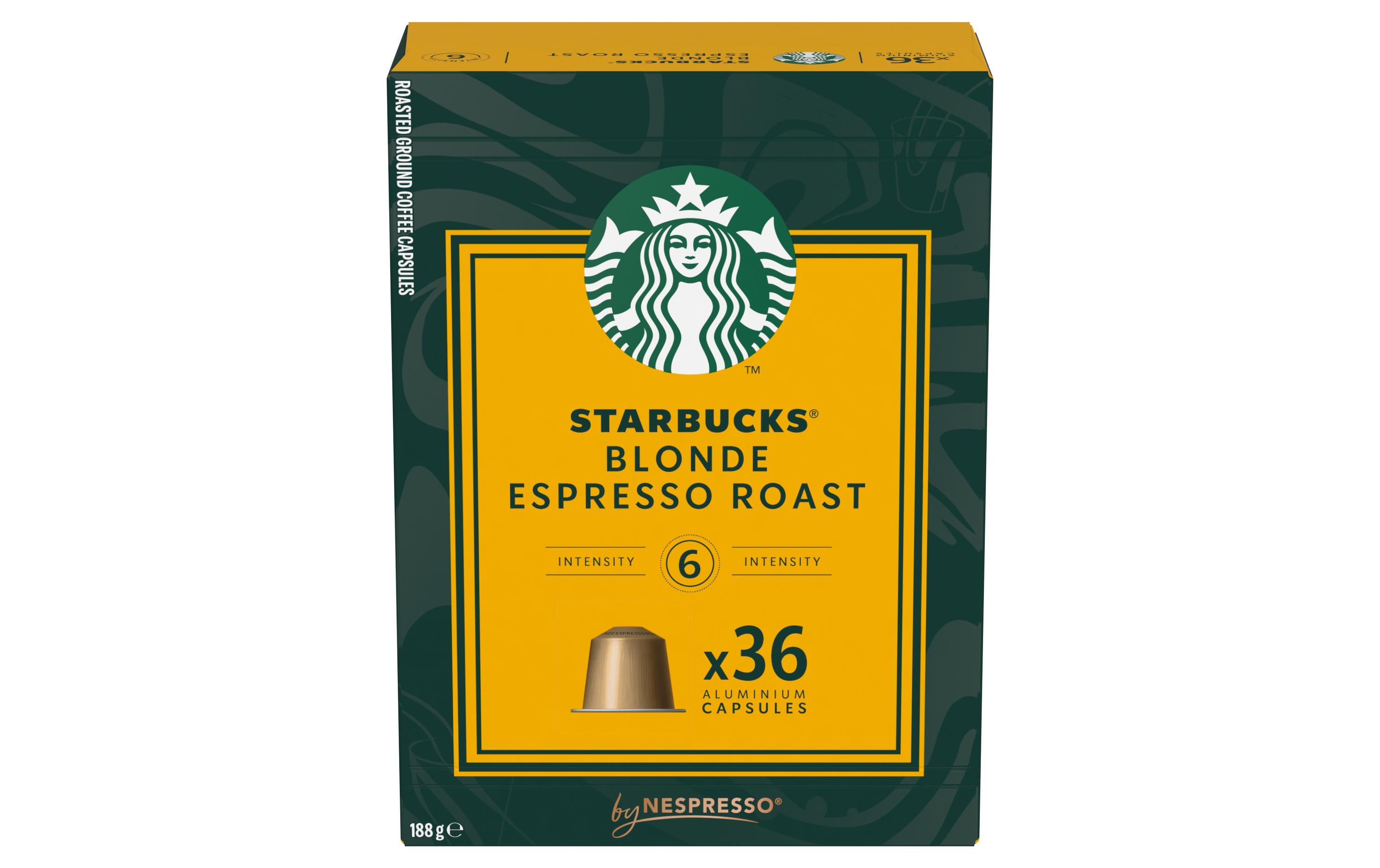 Kaffeekapseln Blonde Espresso Roast 36 StückKaffeekapseln für Nespresso Maschinen