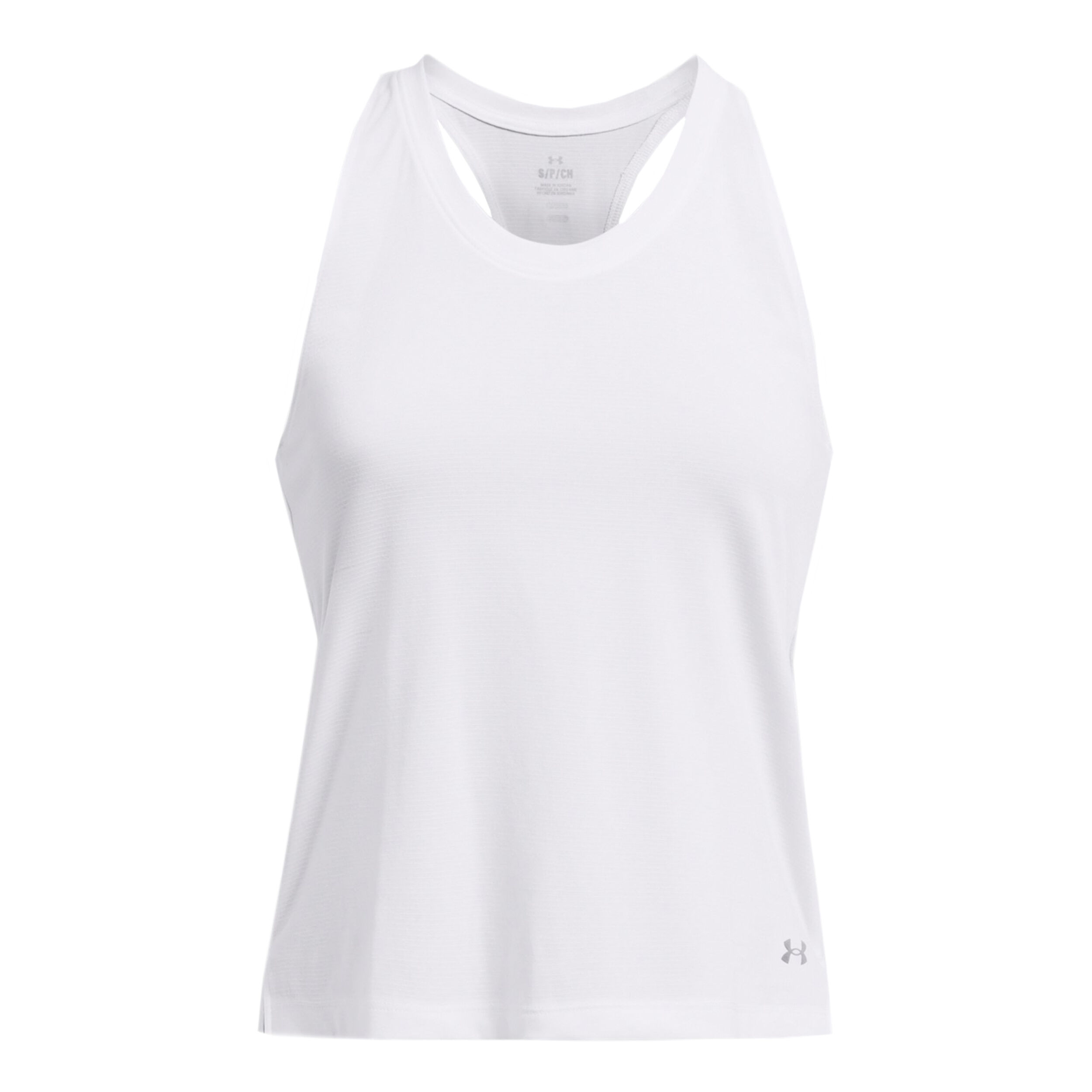 Under Armour Streaker Singlet Top De Course Femmes - Blanc