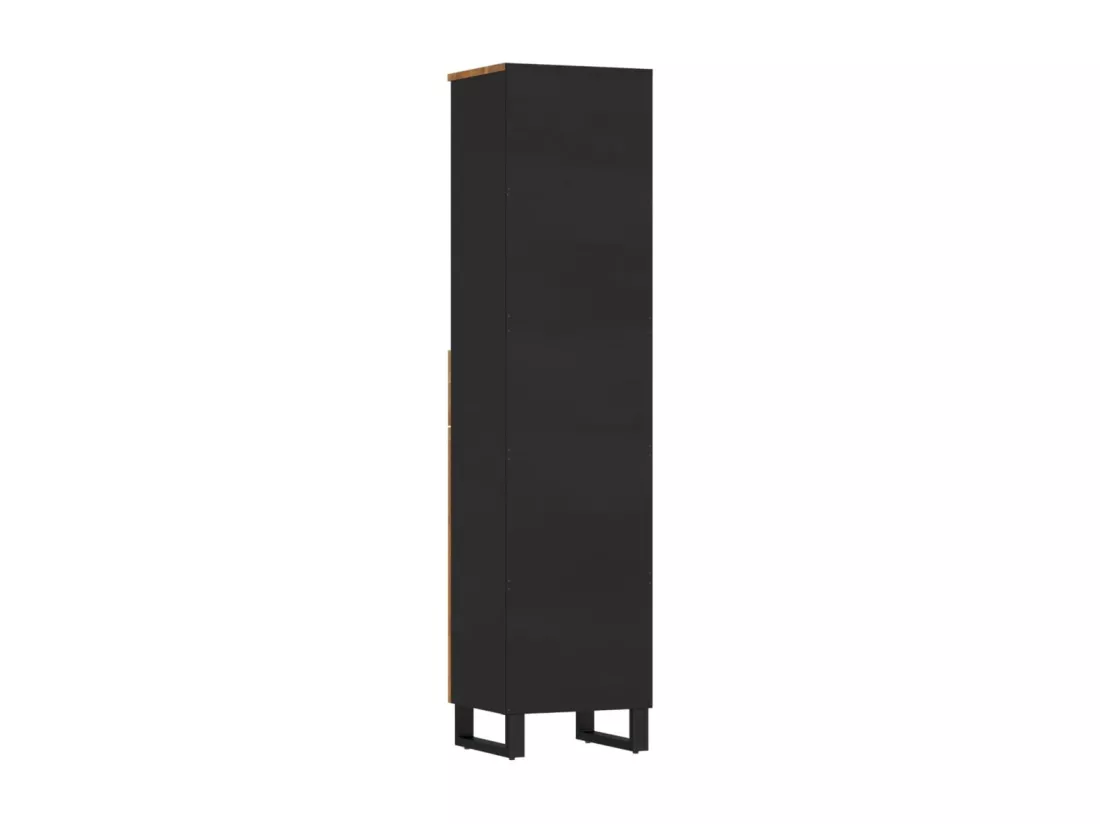 Armoire de salle de bain 38x33x160 cm bois massif de manguier
