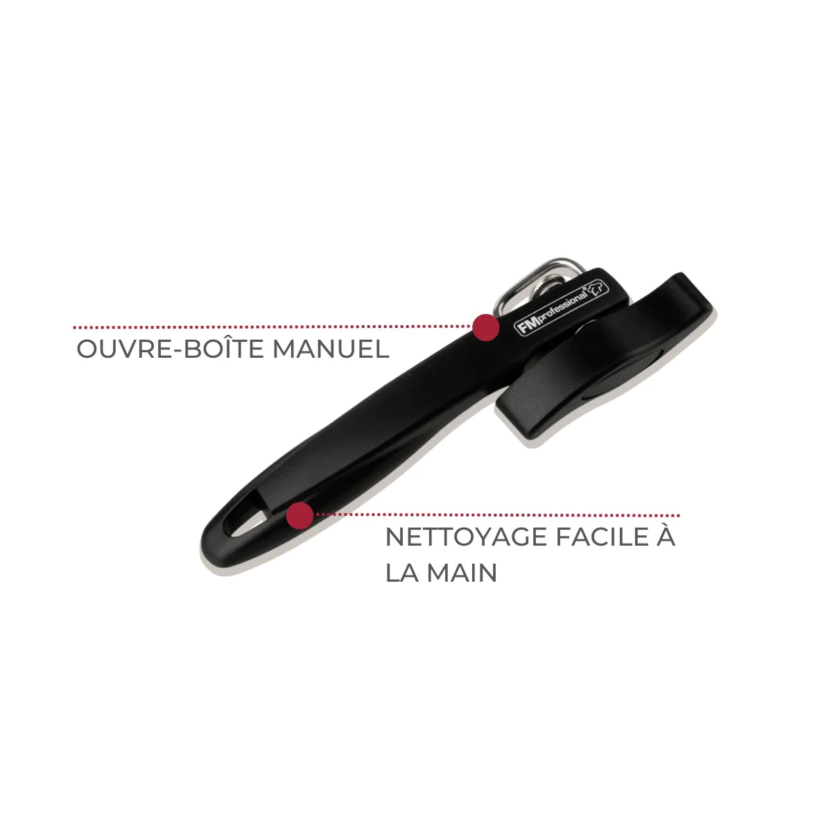 Ouvre-boîte manuel 19 cm l Divers FM Professional