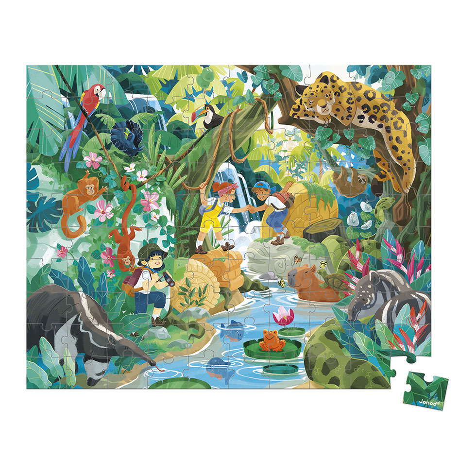 Janod Puzzel - Het Avontuur, 100st.