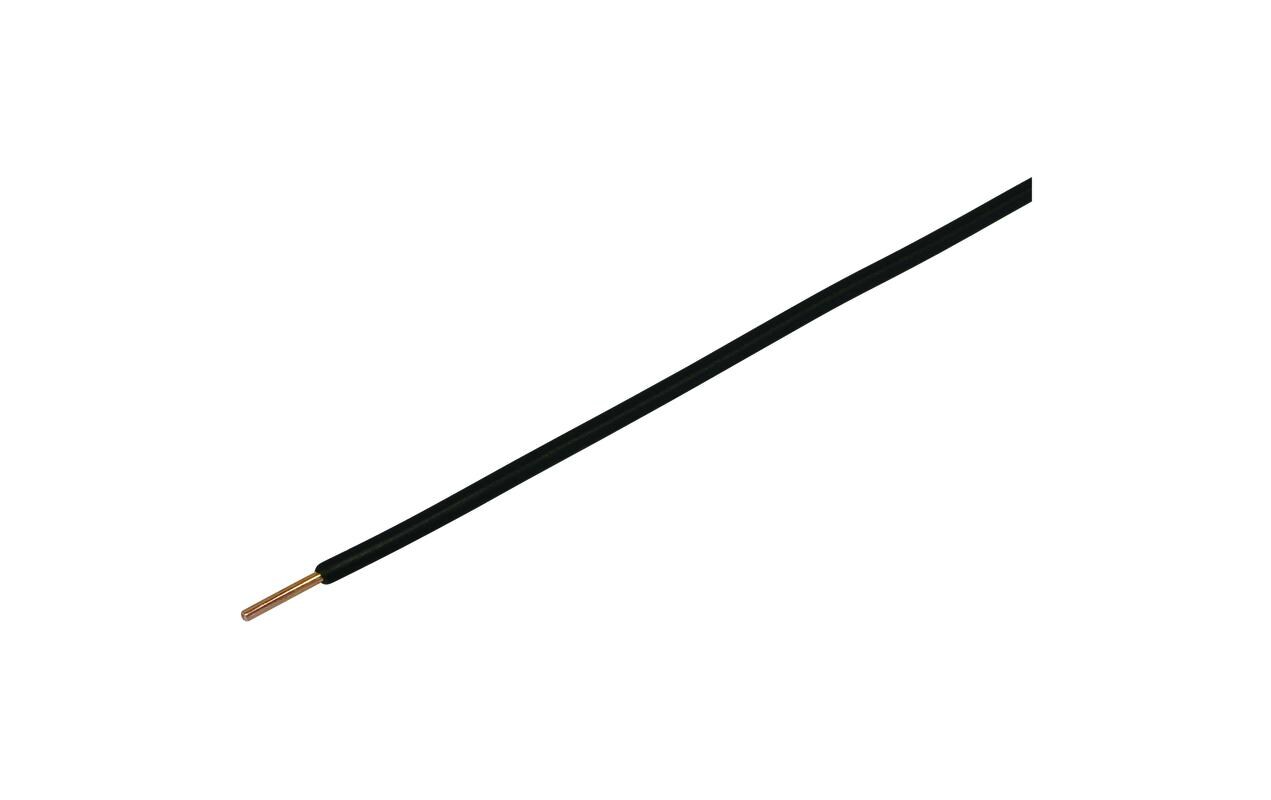 T-Draht 1.5 mm², 20 m SchwarzInstallationskabel