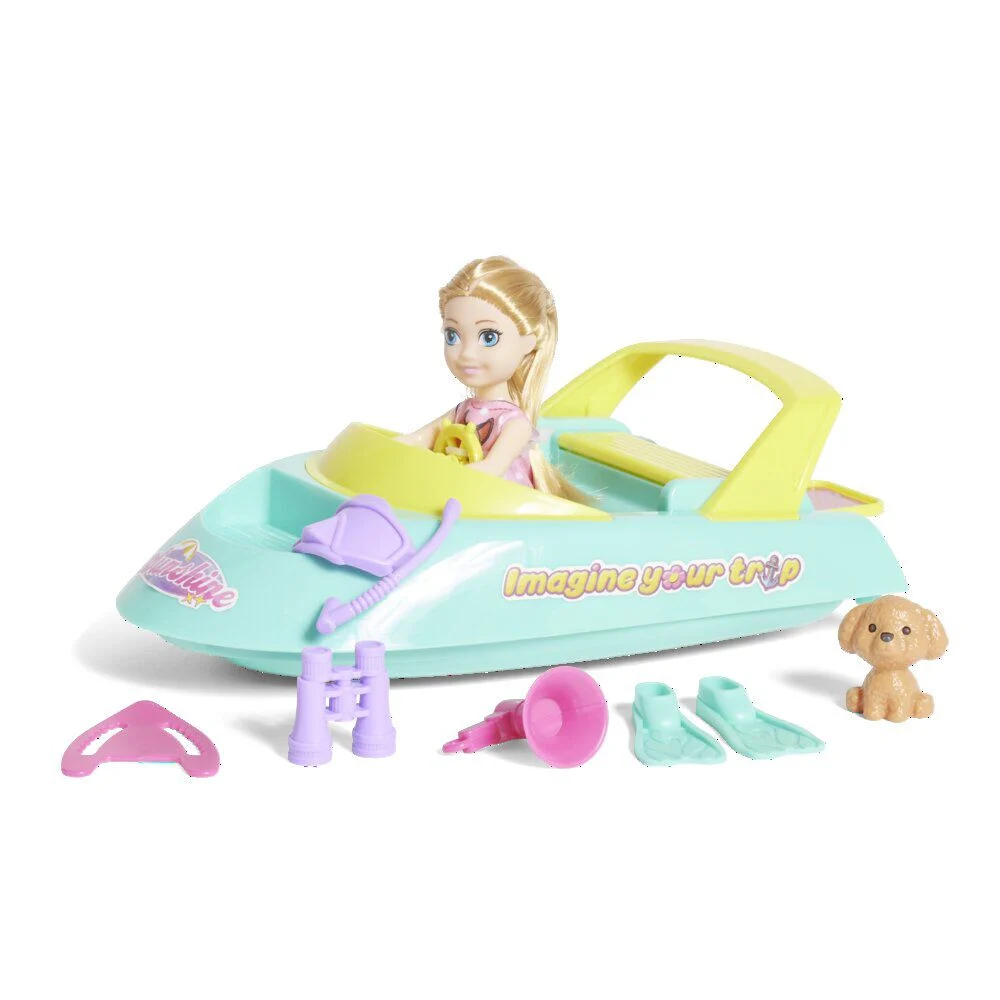 Jouet bateau 9 accessoires