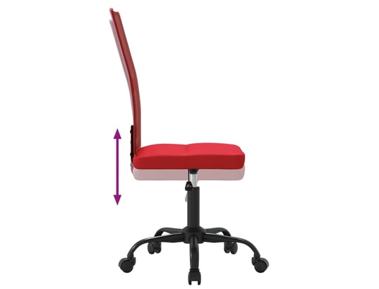 VIDAXL - Chaise de bureau bordeaux tissu en maille