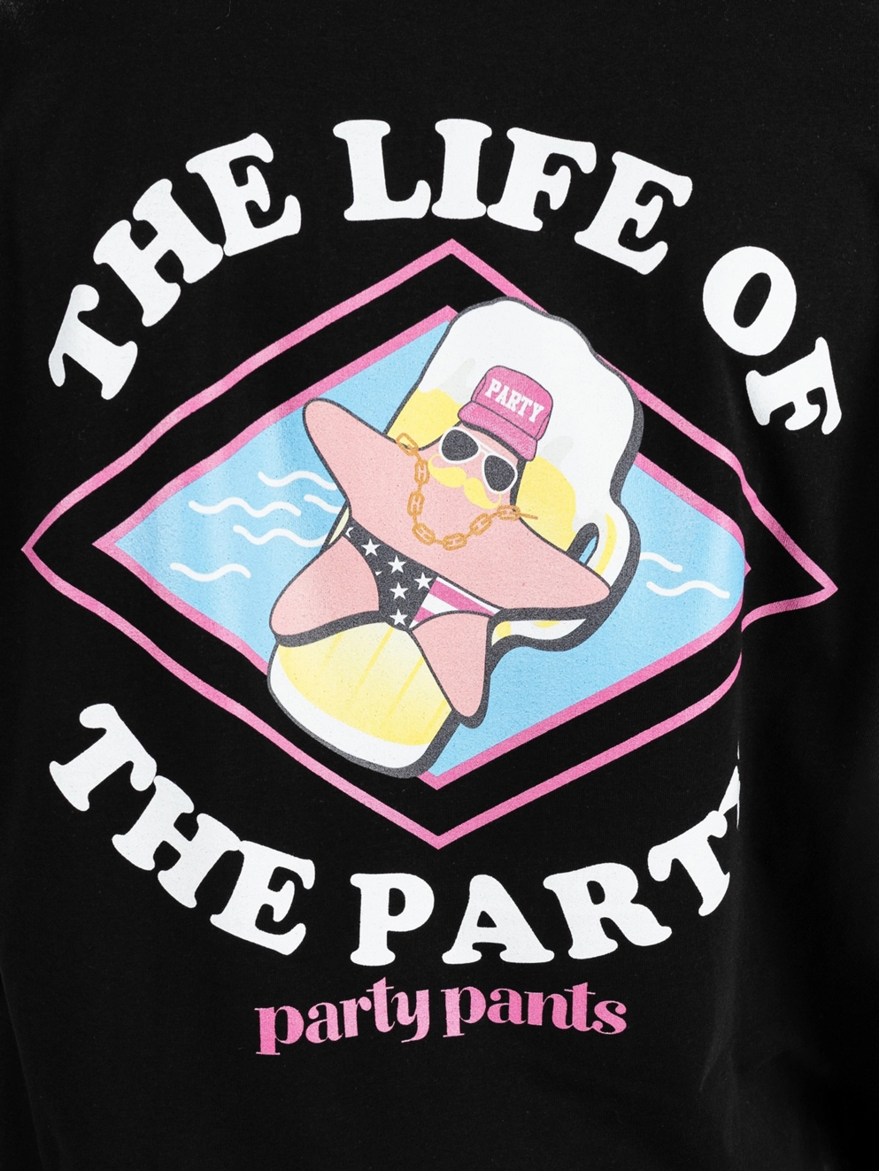 Party Pants Permanent Vacation T-Shirt black