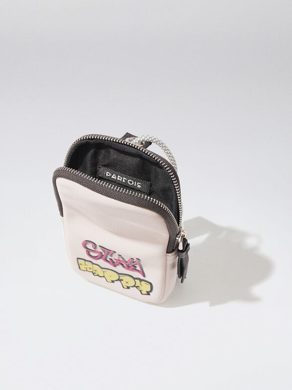Bolsa para celular com efeito nylon - Bruta