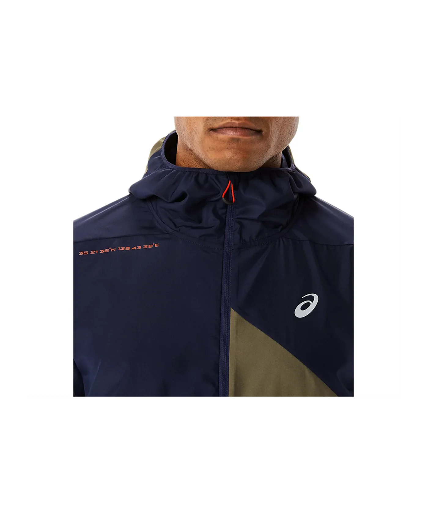 Asics Fujitrail Jacke Blau Grün F400