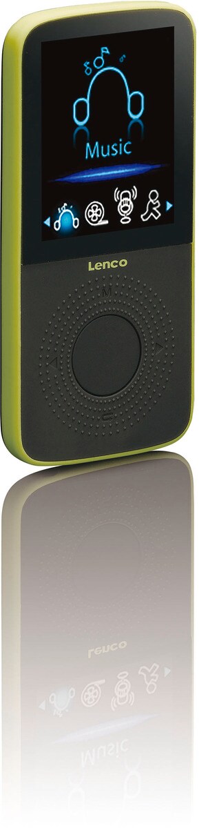 LENCO PODO-153LM MP3 Player + Schrittzähler, grün