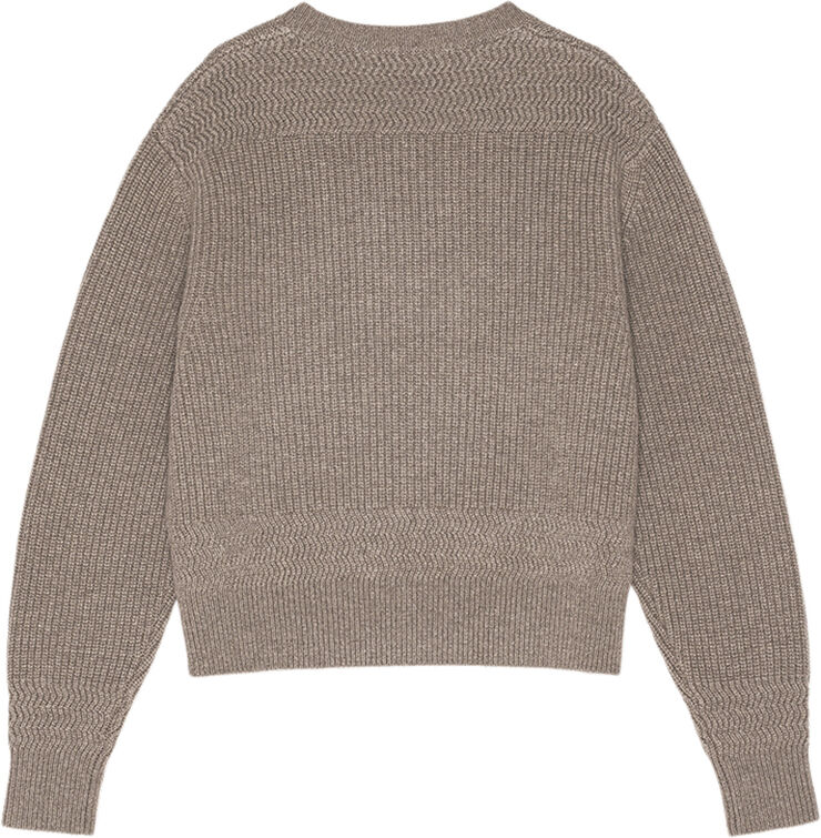 REMAIN Knitted Sweater Silver mink