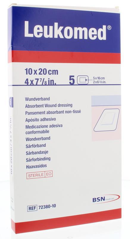 Leukomed Leukomed 10.0 x 20 cm Steriel 5st