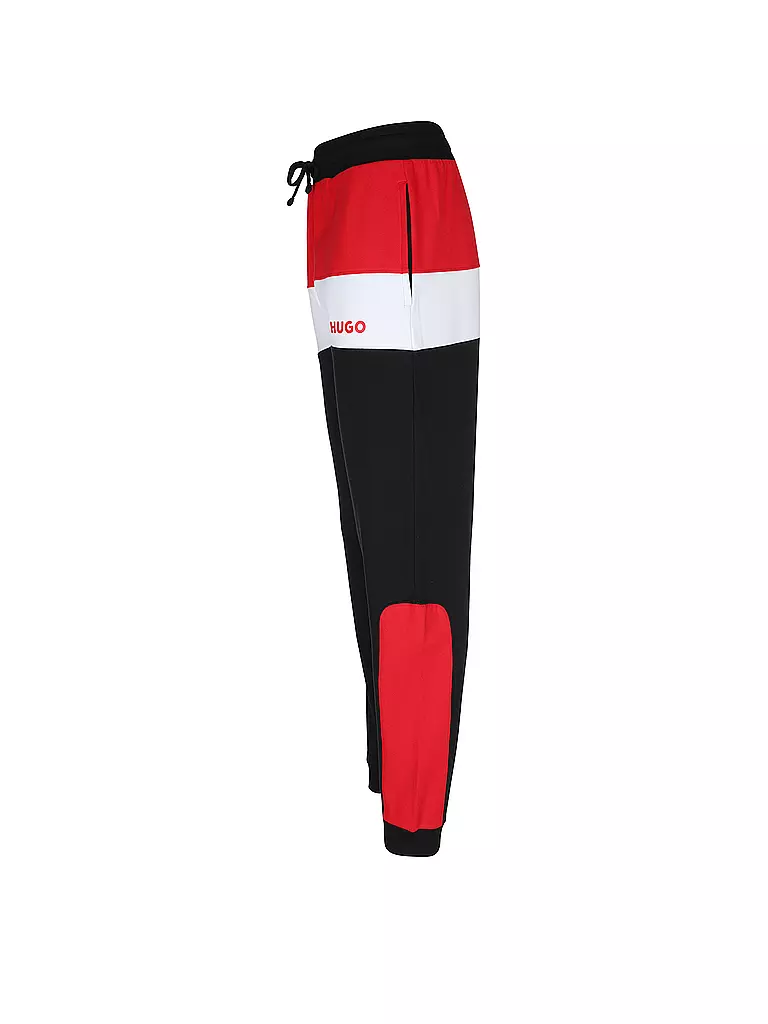 HUGO Loungewear Hose  schwarz