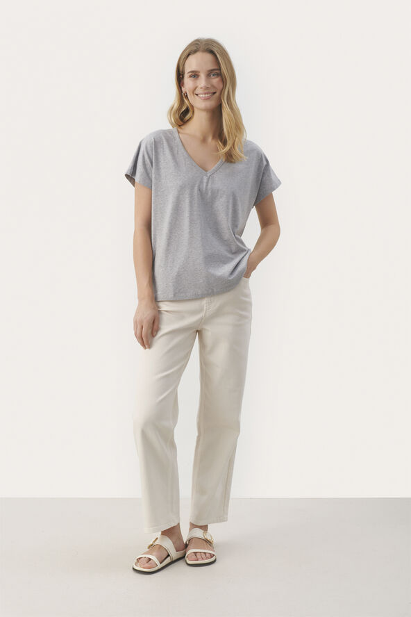 Part Two EvenyePW TS Grey melange