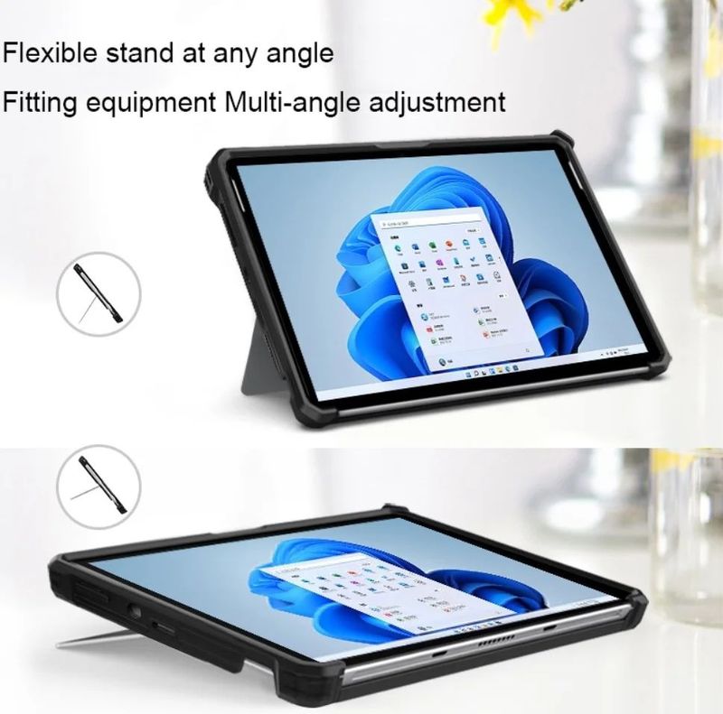 Microsoft Surface Pro 9 Laptop Hoes TPU Cover Zwart