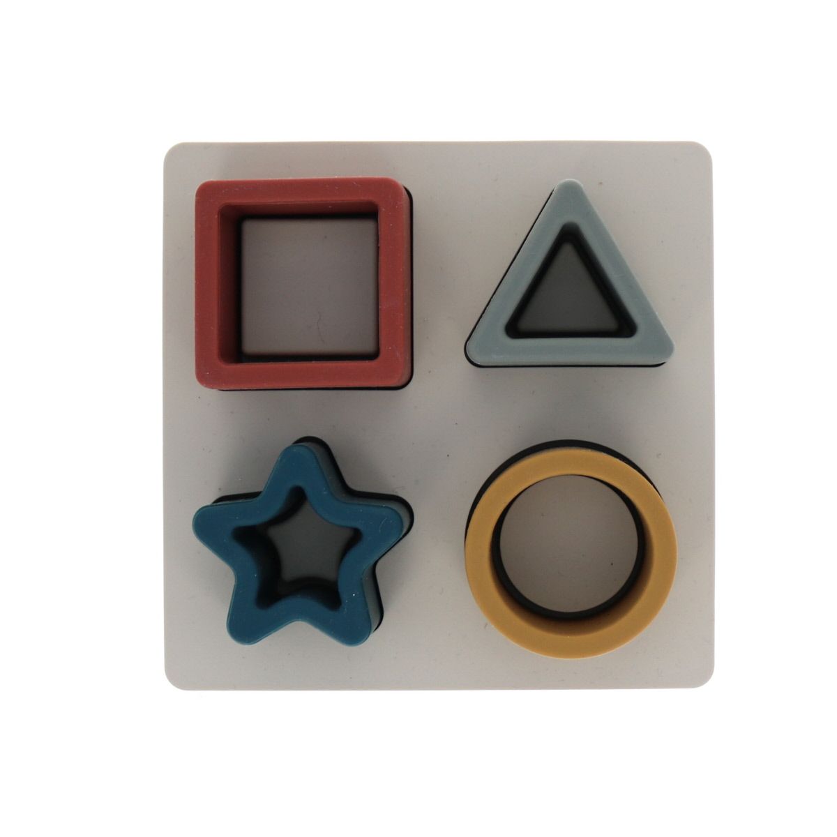 Puzzle en silicone formes géométriques Mercredi et Patati