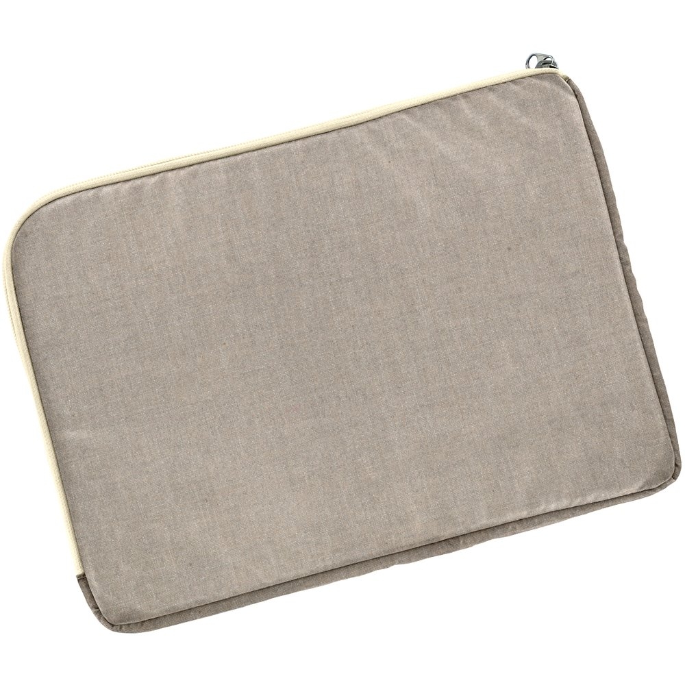 Pochette Ordinateur 13 Pouces Lin Argenté