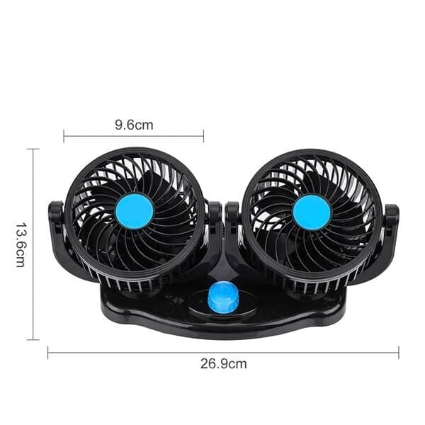 Dual Ventilator til bil