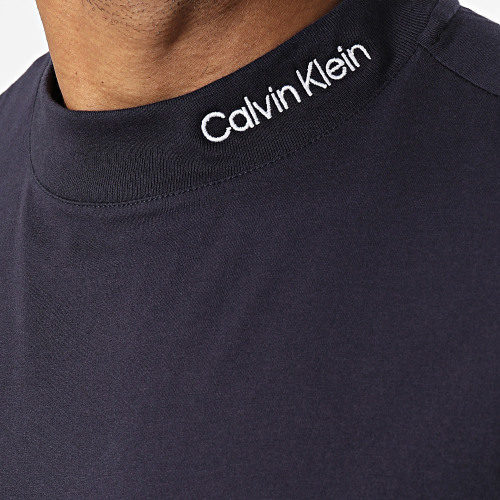 Tee Shirt Manches Longues Logo 2757 Bleu Marine