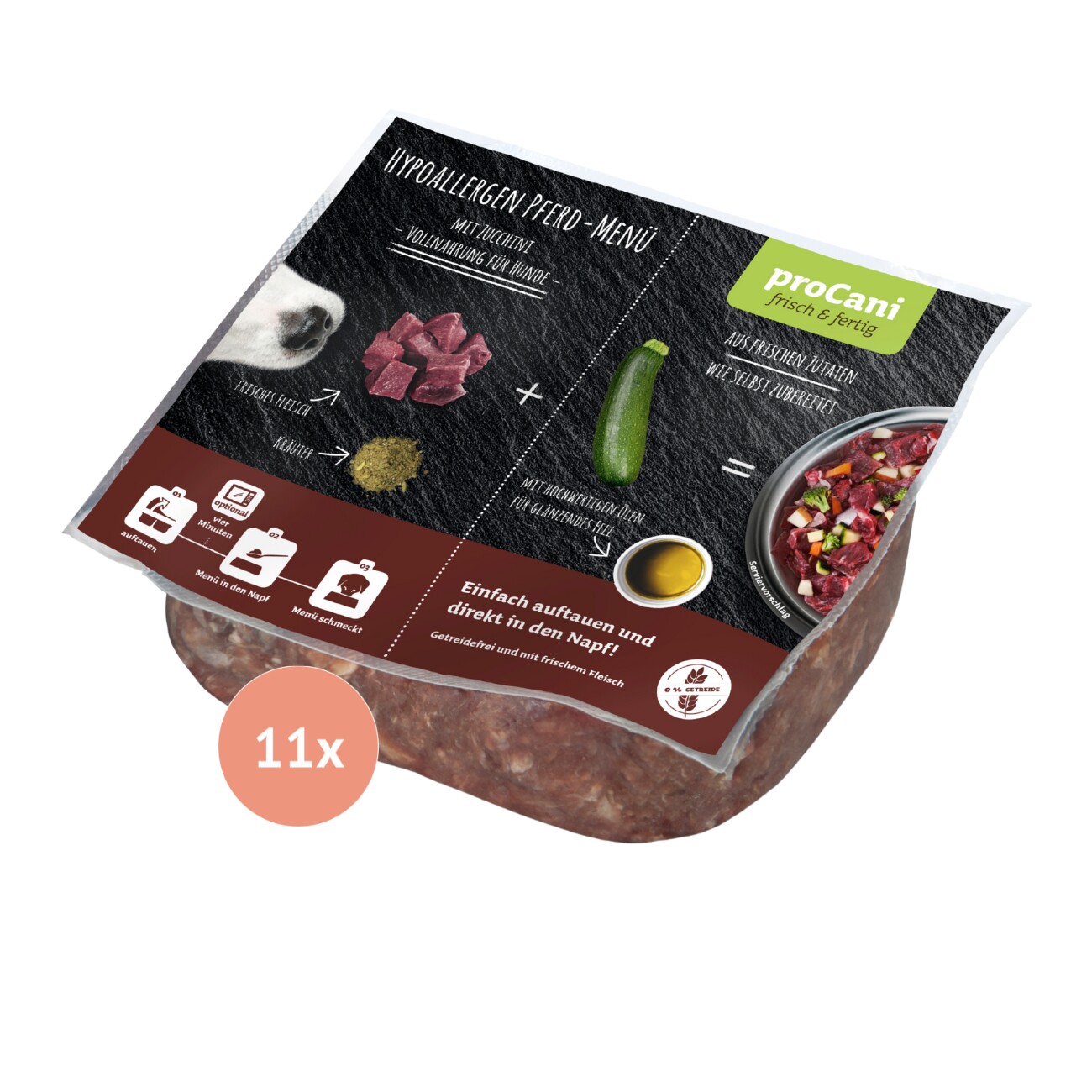 ProCani Menü Paket Hypoallergen 22x500 g