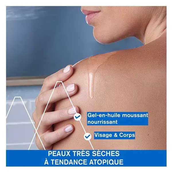 Uriage Xémose Huile Lavante Apaisante Corps Peaux Sèches Atopiques 200ml