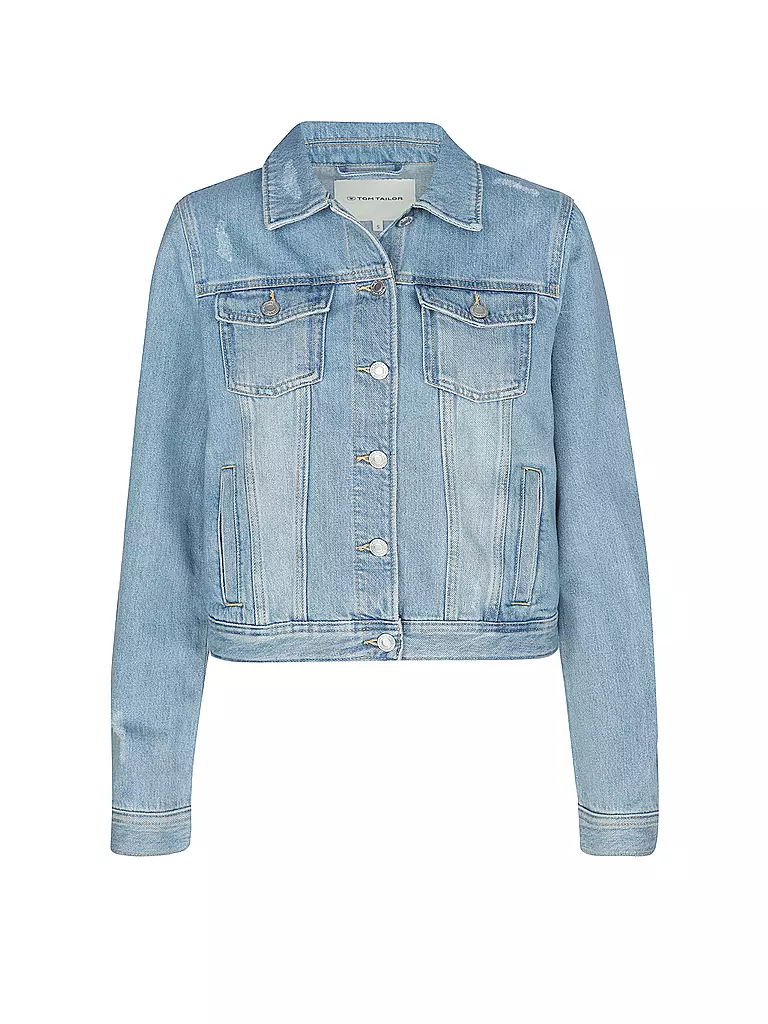 TOM TAILOR Jeansjacke  hellblau
