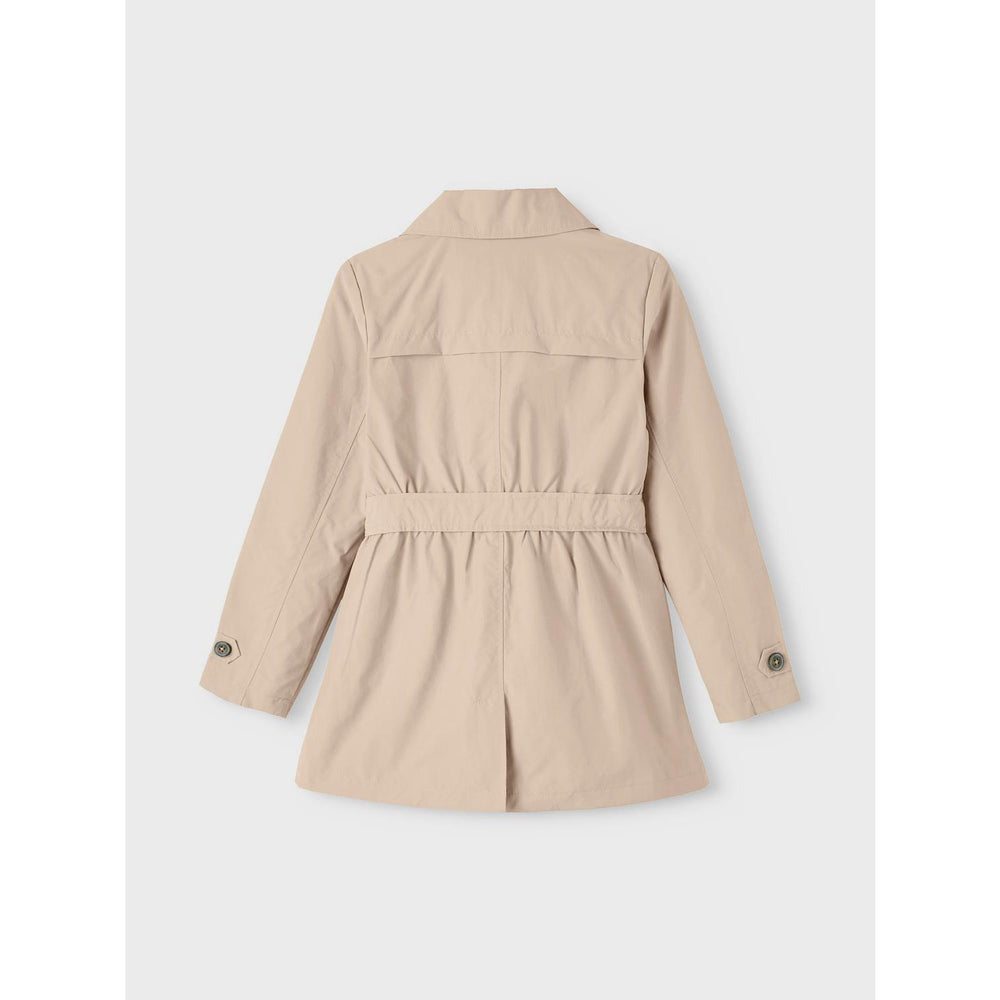 Køb Name It Savannah Tan Madelin Trenchcoat Noos