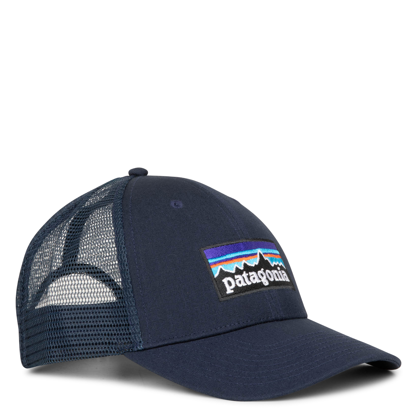 Casquette brodée en coton et mesh | Bleu
