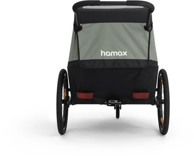 Hamax Traveller Sykkelvogn, Khaki Green/Black