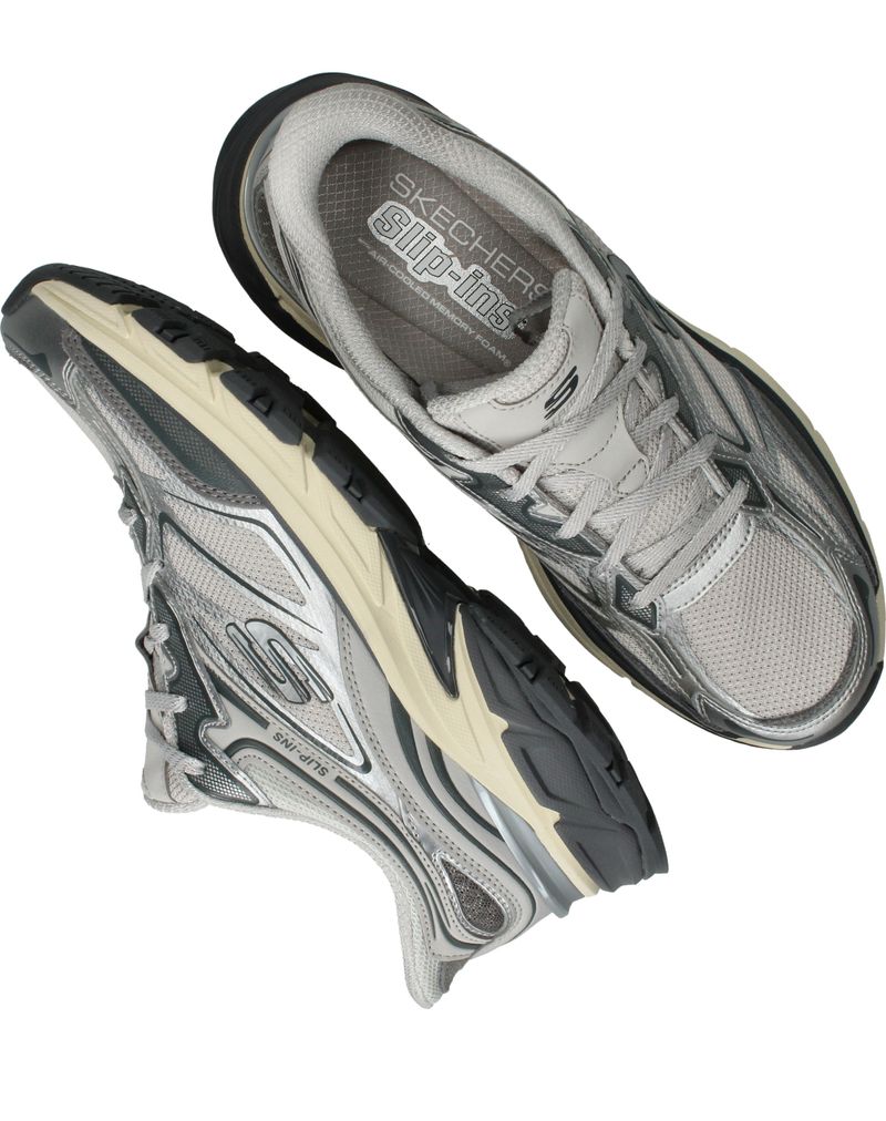 Skechers Stamina Sport Slip-Ins Sneakers Zilver Dames
